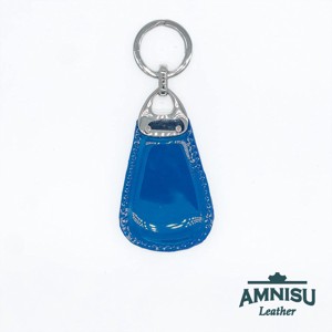 Türkiz lakk csepp alakú kristály köves kulcstartó H7004 - táska & tok - kulcstartó & táskadísz - kulcstartó - Meska.hu