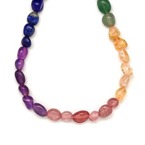 Vegyes pebble 6-8mm  ékszerkészítő alapanyag (füzér), Kellékek & szerszámok, Ásvány alapanyag, Ásványfüzér, , MESKA