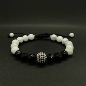 LUXURY zsinóros ásványkarkötő SILVER, Ékszer, Karkötő, Ásványkarkötő, , MESKA