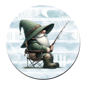 Türelmes horgász manó mintás bögre alátét, , , MESKA