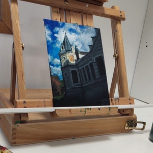 Nádasdy Kastély festmény, Művészet, Festmény, Akril, Festészet, MESKA