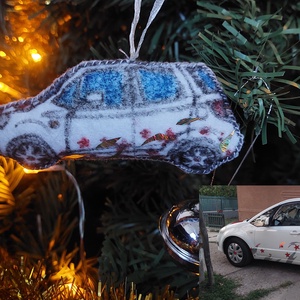 Egyedi karácsonyfadísz - karácsony - karácsonyi lakásdekoráció - karácsonyfadíszek - Meska.hu