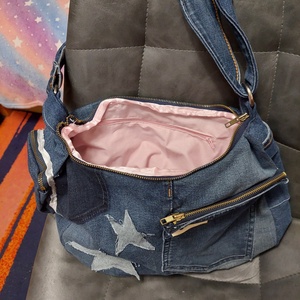 Csillagos farmer táska - táska & tok - kézitáska & válltáska - válltáska - Meska.hu