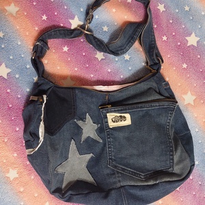 Csillagos farmer táska - táska & tok - kézitáska & válltáska - válltáska - Meska.hu