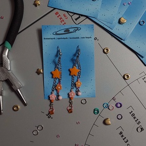 Fülbevaló - ékszer - fülbevaló - lógó fülbevaló - Meska.hu