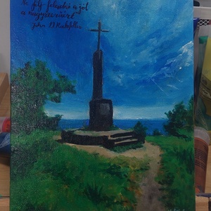 Festmény Idézettel Kérésre - művészet - festmény - akril - Meska.hu