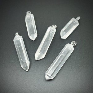 Csúcs medál hegyikristály 4-6cm (MDG), Ékszer, Nyaklánc, Medál, , MESKA
