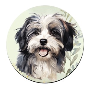 Szürke Havanese portré mintás bögre alátét, , , MESKA
