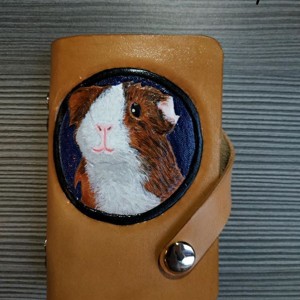 Tengerimalacos igazolványtartó - táska & tok - pénztárca & más tok - kártyatartó & irattartó - Meska.hu