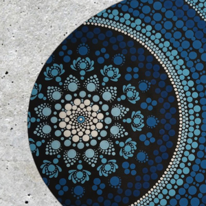 Egyedi mandala, mely a napot és a holdat szimbolizálja  - otthon & életmód - dekoráció - spiritualitás - mandala - Meska.hu