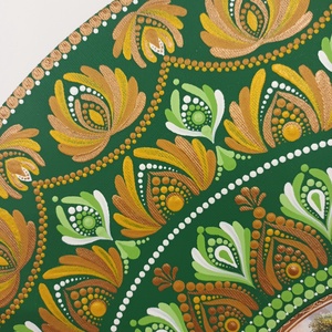 Egyedi mandala, Életfát ábrázoló betéttel  - otthon & életmód - dekoráció - spiritualitás - mandala - Meska.hu