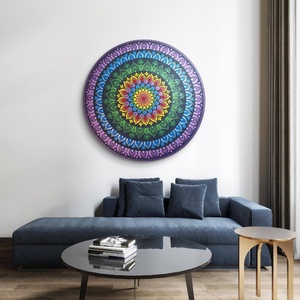 Egyedi mandala,  szivárvány színekkel - otthon & életmód - dekoráció - spiritualitás - mandala - Meska.hu