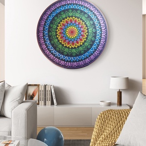 Egyedi mandala,  szivárvány színekkel - otthon & életmód - dekoráció - spiritualitás - mandala - Meska.hu