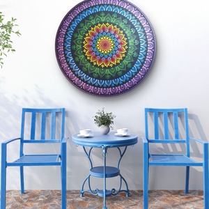 Egyedi mandala,  szivárvány színekkel - otthon & életmód - dekoráció - spiritualitás - mandala - Meska.hu
