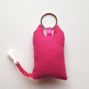 Pink róka kulcstartó - táska & tok - kulcstartó & táskadísz - kulcstartó - Meska.hu