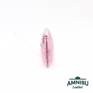 Metál rózsaszín ívelt egy cipzáras kulcstartó C4001 - táska & tok - kulcstartó & táskadísz - kulcstartó - Meska.hu