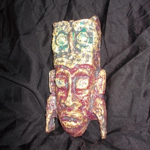 Indián totem - zöld bagoly - otthon & életmód - dekoráció - fali és függő dekoráció - falra akasztható dekor - Meska.hu