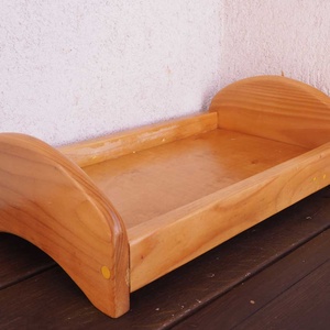 Babaágy 40cm-es játékbabának - játék & sport - baba & babaház - babaruha, babakellék - Meska.hu