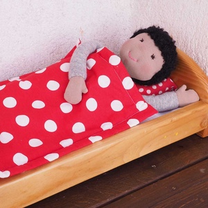Babaágy 40cm-es játékbabának - játék & sport - baba & babaház - babaruha, babakellék - Meska.hu