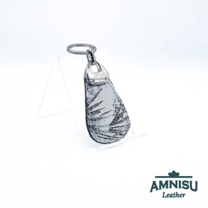 Fehér - fekete mozaik mintás csepp alakú kristály köves kulcstartó H3018 - táska & tok - kulcstartó & táskadísz - kulcstartó - Meska.hu