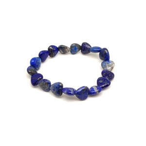 Lapis lazuli szív formájú karkötő 11mm - Meska.hu