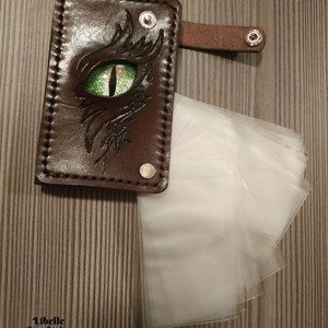 Sárkányszemes igazolványtató - táska & tok - pénztárca & más tok - kártyatartó & irattartó - Meska.hu