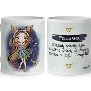 Személyre szabható - Vörös hajú Csini Bika lány mintás bögre, Otthon & Életmód, Konyhafelszerelés, tálalás, Tálalás, Bögre & Csésze, , MESKA