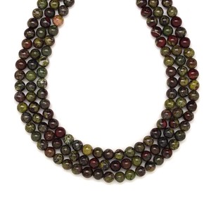 Jáspis sárkány golyó 4mm  ékszerkészítő alapanyag (füzér), Kellékek & szerszámok, Ásvány alapanyag, Ásványfüzér, , MESKA