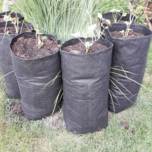 (5 db/cs) Ültető zsák  35 cm átmérőjű x 70 cm magas / burgonya és édesburgonya termesztéséhez   - Meska.hu