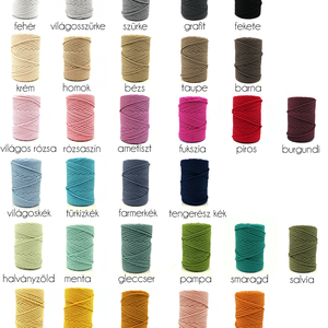 Makramé virágtartó - otthon & életmód - dekoráció - Meska.hu