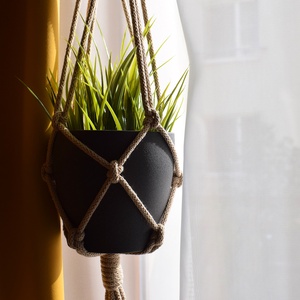 Makramé virágtartó - otthon & életmód - dekoráció - Meska.hu