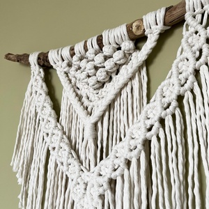 Makramé falidísz - otthon & életmód - dekoráció - fali és függő dekoráció - falra akasztható dekor - Meska.hu