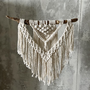 Makramé falidísz - Meska.hu