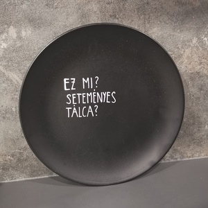 Seteményes tányér - Meska.hu