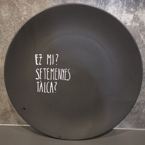 Seteményes tányér - otthon & életmód - konyhafelszerelés, tálalás - tálalás - tányér & étkészlet - Meska.hu