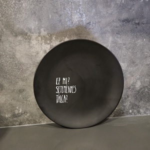 Seteményes tányér - Meska.hu