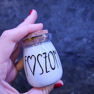 Feliratos bögre és gyertya - otthon & életmód - konyhafelszerelés, tálalás - tálalás - bögre & csésze - Meska.hu