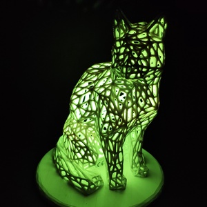 3D Nyomtatott macska lámpa - otthon & életmód - lámpa - hangulatlámpa - Meska.hu