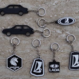 Prémium 3D Nyomtatott Autós Kulcstartó (Lada kollekció) - Meska.hu