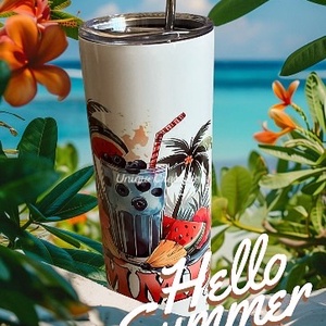 Nyári tumbler/pohár, Otthon & Életmód, Konyhafelszerelés, tálalás, Italos kellékek, Termoszok, Mindenmás, MESKA