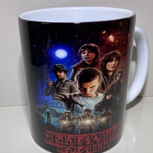 Stranger Things bögre, Otthon & Életmód, Konyhafelszerelés, tálalás, Tálalás, Bögre & Csésze, Fotó, grafika, rajz, illusztráció, MESKA