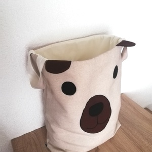 Textil tároló, maci mintás (nagy) - Meska.hu
