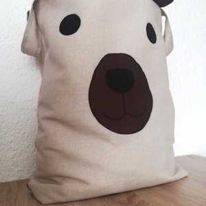 Textil tároló, maci mintás (nagy) - otthon & életmód - tárolás & rendszerezés - szennyestartó - Meska.hu