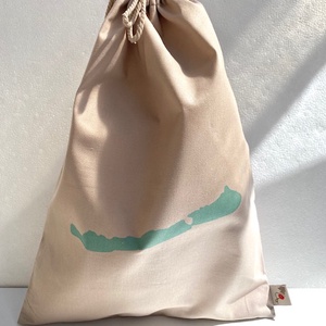 Kenyértartó zsák, homok (Balaton mintás) - táska & tok - bevásárlás & shopper táska - kenyeres zsák - Meska.hu