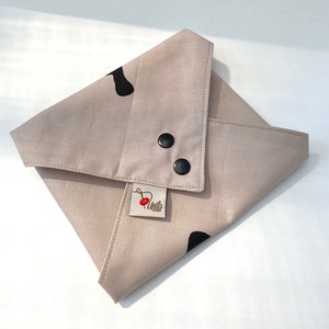 Textil szalvéta (újraszalvéta), Balaton mintával - táska & tok - uzsonna- & ebéd tartó - szendvics csomagoló - Meska.hu