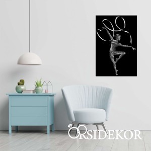 Design táncoslány falikép fából, Otthon & Életmód, Dekoráció, Fali és függő dekoráció, Falra akasztható dekor, , MESKA