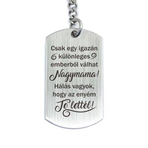 Te lettél a Nagymamám acél medálos kulcstartó, Táska & Tok, Kulcstartó & Táskadísz, Kulcstartó, , MESKA