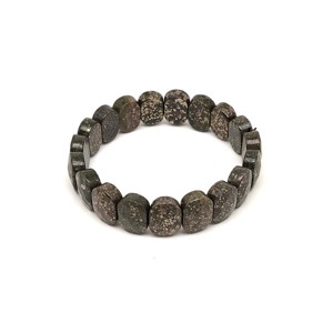 Pirit faz ovál téglalap kari 14,5x10,5x6mm, Ékszer, Karkötő, Ásványkarkötő, , MESKA