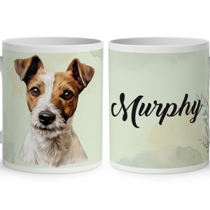 Névvel kérhető - Jack Russell terrier portré mintás bögre, Otthon & Életmód, Konyhafelszerelés, tálalás, Tálalás, Bögre & Csésze, , MESKA