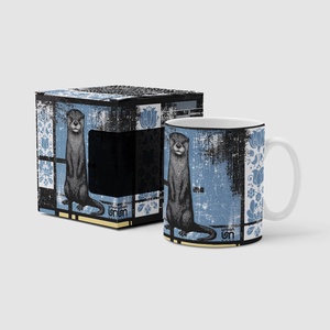 Vidra mintás bögre díszdobozban  Hungarian Heritage kollekció / Urbanmood, Otthon & Életmód, Konyhafelszerelés, tálalás, Tálalás, Bögre & Csésze, Mindenmás, MESKA